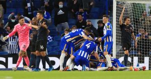 Brighton Hove Albion 3-2 Manchester City