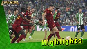 Real Betis 1-1 roma